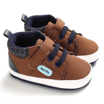 

Cute Baby Shoes Spring Autumn Warm Soft Sole Baby Retro Canvas Shoes Padded Infant Baby Boys Girls Cotton Soft Boots 6-12M