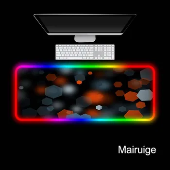 

Mairuige Colorful lights Gaming RGB Large Anime Mouse Pad Mouse Mat Computer Mousepad Led Backlight Keyboard Desk Mat