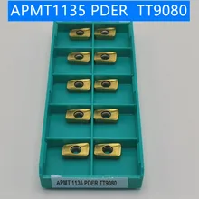 APMT1135 PDER TT9080 Carbide Insert Turning tools Coating CVD+PVD Cutting tools for lathe Mill cnc milling cutter APMT1135PDER APMT1135 PDER TT9080 Carbide Insert Turning tools Coating CVD+PVD Cutting tools for lathe Mill cnc milling cutter APMT1135PDER