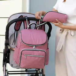 Мумия Материнство подгузник сумка Мать рюкзак с USB Рюкзак Мода для коляски детские пеленки уход за ребенком