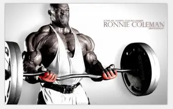 

F096 Ronnie Coleman - Bodybuilder Mr Olympia Silk Cloth Poster Art Bedroom Decoration