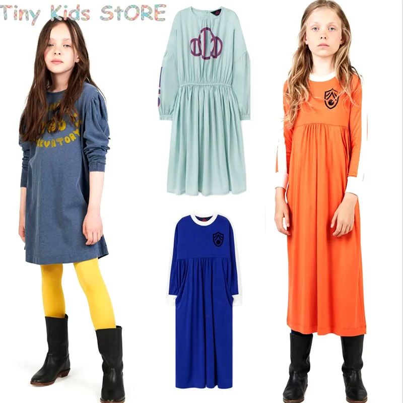 Осень-зима ; детская одежда; vestidos vetment; Рождественская одежда; платье принцессы; Детские платья для девочек; длинные платья TAO