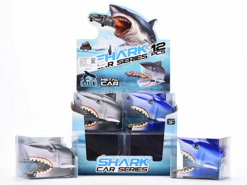 

Mini off-Road Vehicle Emission Ejection Toy Sets Shark Head Children'S Educational Ejection Car Model Glide Toy