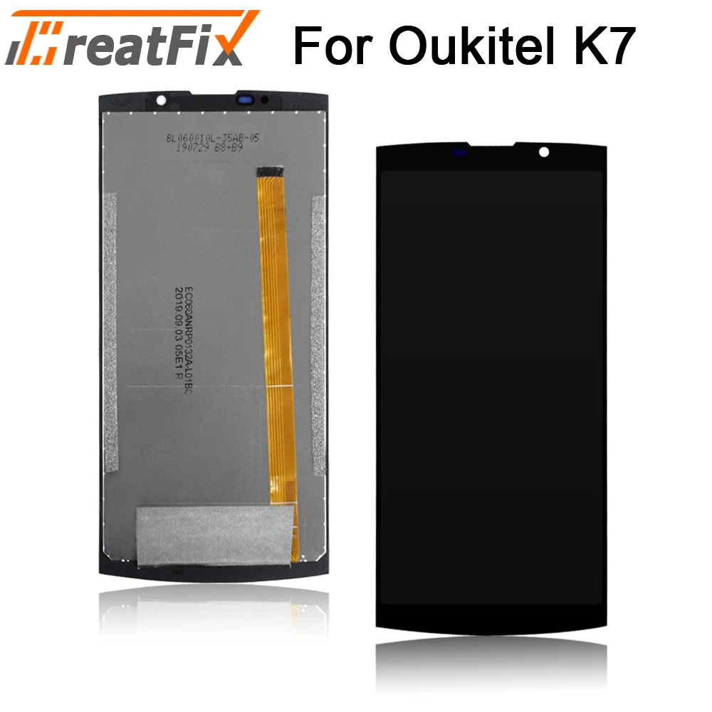 Отличное исправление для OUKITEL K7 ЖК-дисплей+ сенсорный экран протестированный ЖК-дигитайзер стеклянная панель Замена для OUKITEL K7 Pro