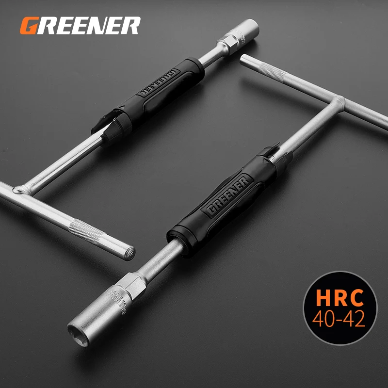 Grenner T Type Hex Socket Sleeve Wrench Hex Key Allen Wrench Outer Hexagon Multifuctional Hand Removable Car Maintenance Tools