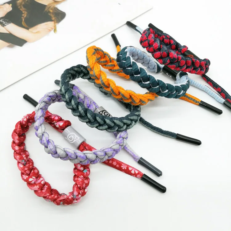 Аниме Наруто ниндзя Какаши Акацуки Учиха Итачи Шаринган косплей ручной браслет символ Коноха браслет аксессуары