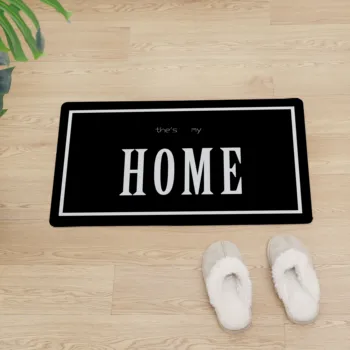 

Creative HOME PVC Floor Mat Non-slip Kitchen Mat Modern Home Decoration Entrance Doormat Front Door Protect Floor Leather Carpet