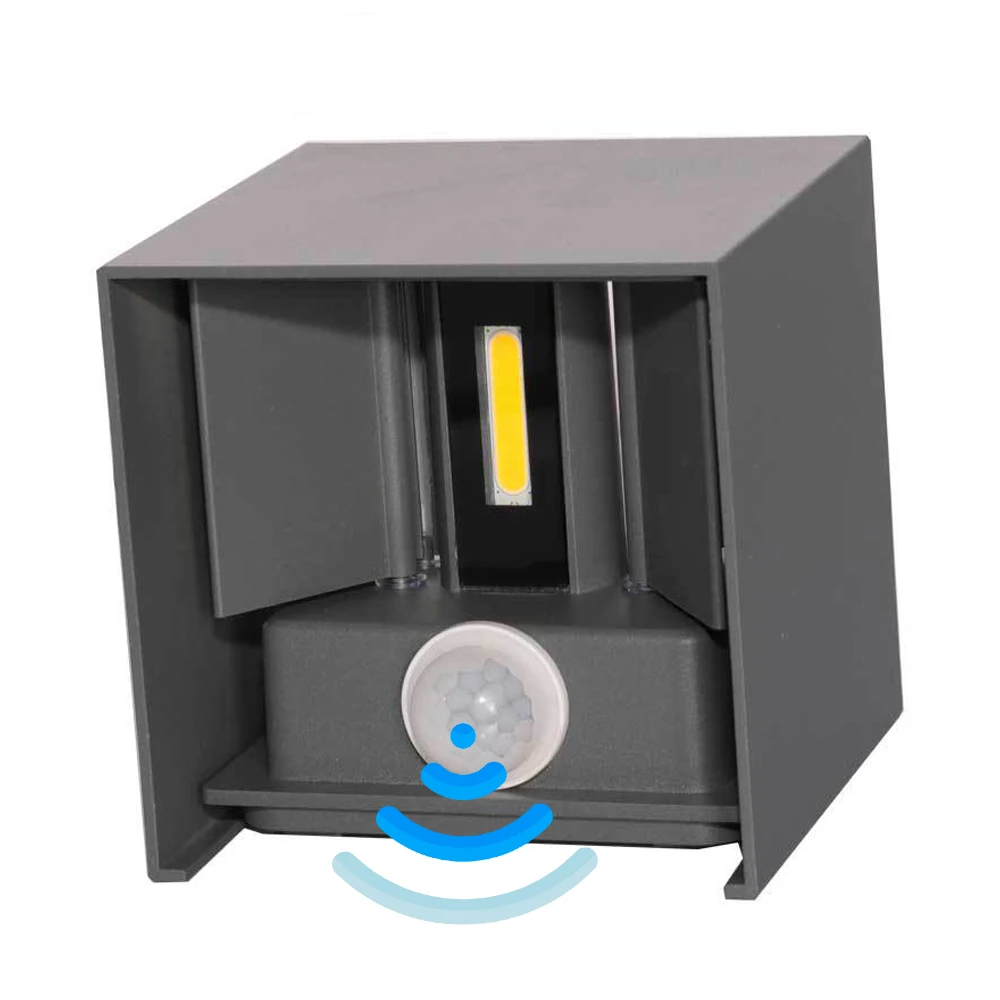 7W 12W Waterproof Surface Mounted LED Wall Light Modern Nordic Luminaire Indoor Wall Lamps Living Room Porch Outdoor AC85-265V