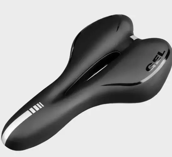 Selle De Vélo Large EC90 - Confort Renforcé (240x143mm) - Pour VTT & Route - Rails 7x7mm