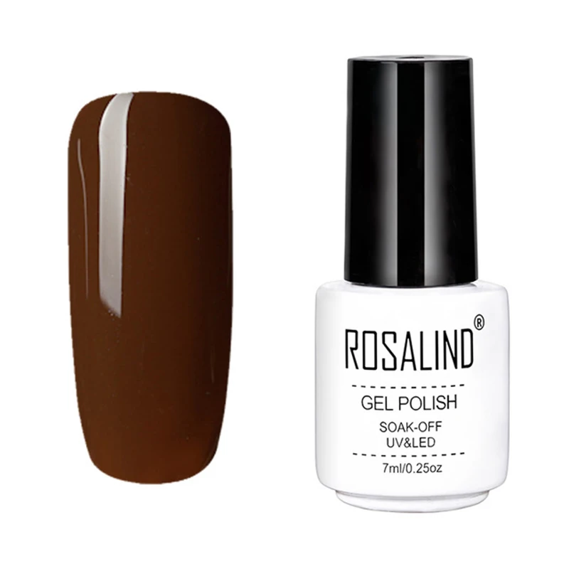 Rosalind гель Декоративный Лак для ногтей Vernis Полупостоянный УФ белая бутылка