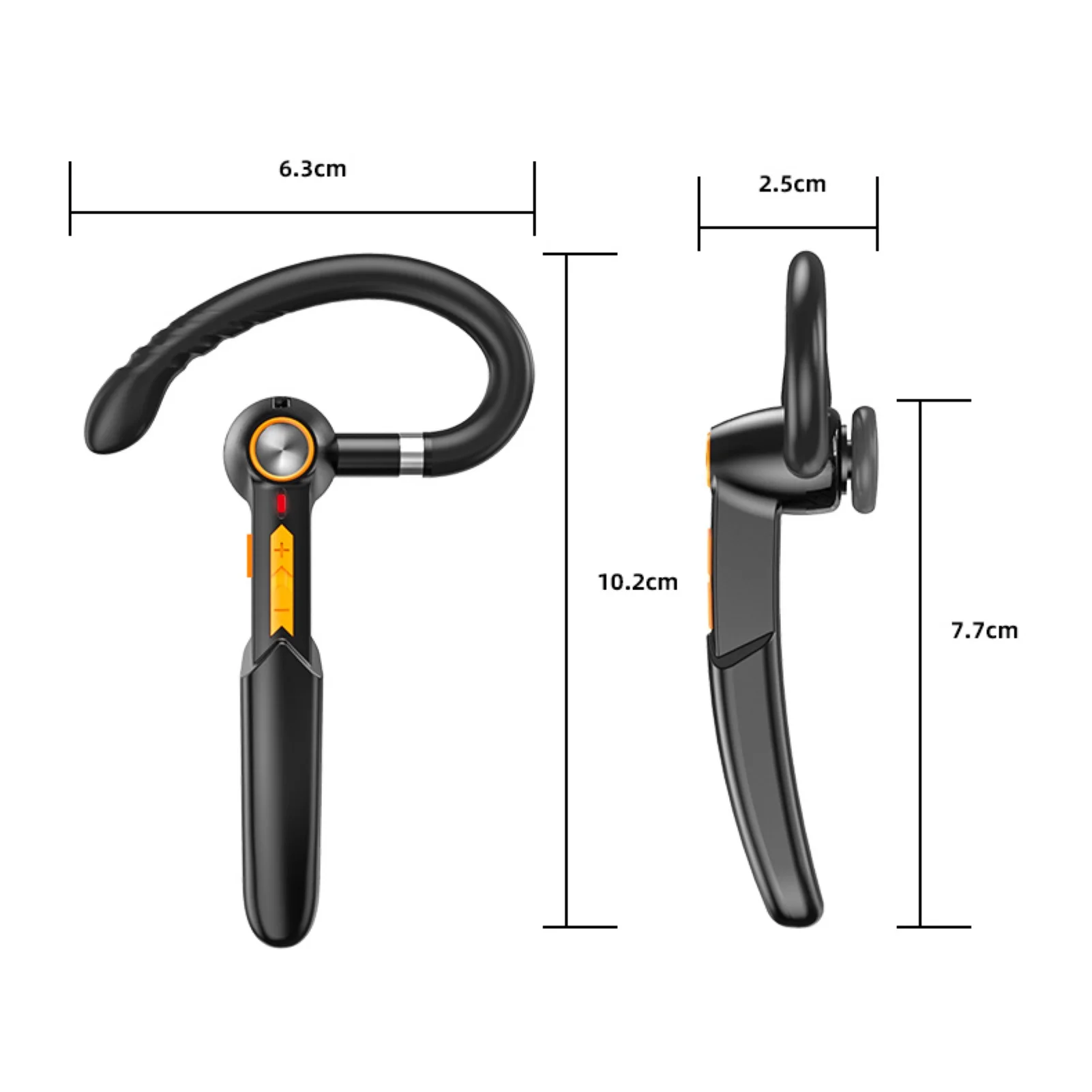 Bluetooth Earphone Wireless Headphons Single Business 5 0 Button Touch Control Earphone Noise Reduct Headset