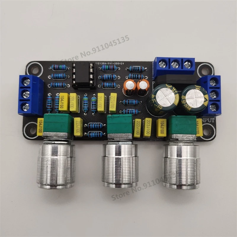 NE5532 미니 파워 앰프 프론트 보드 프리 증폭 톤 보드 HIFI 파워 앰프 2.0 튜닝 보드