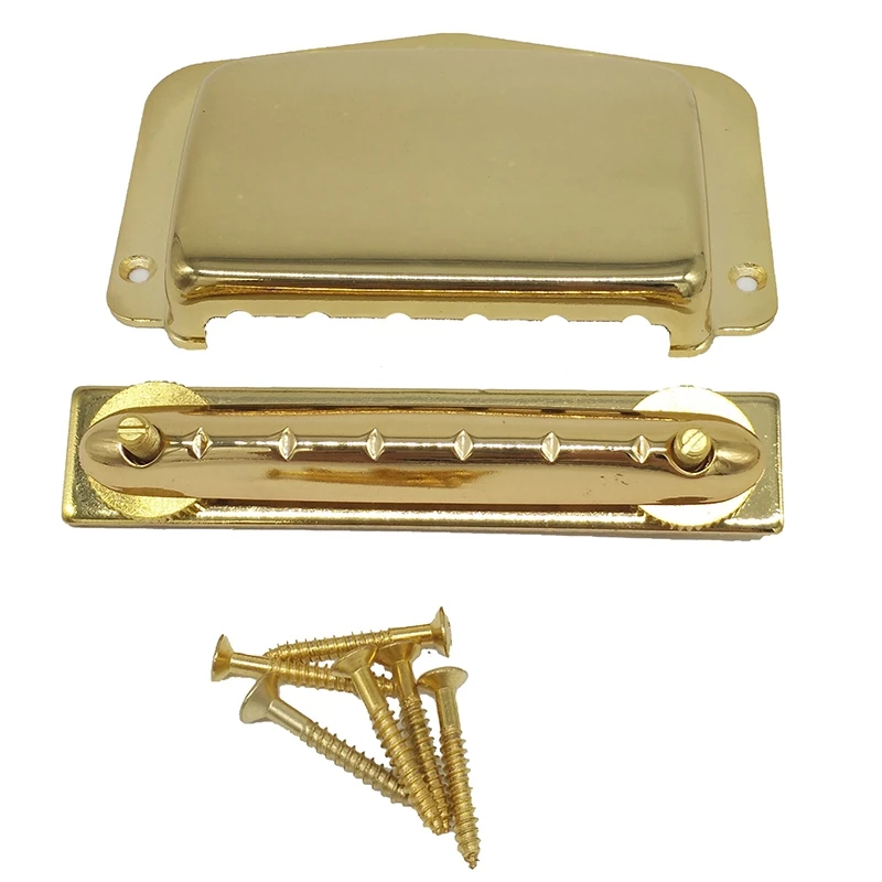 

1 Set Metal Adjustable Fixed Bridge and Cover Tailpiece for Vintage Electric Guitar Parts Replacement Tool