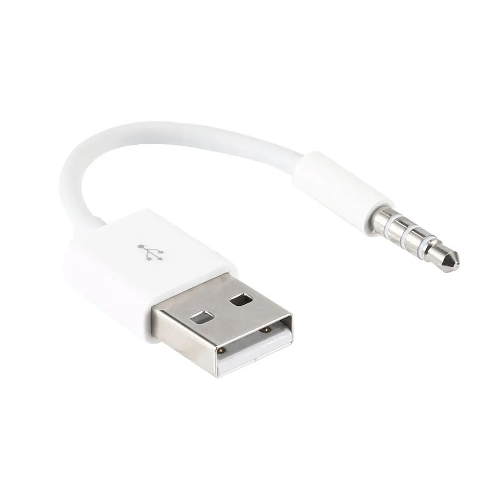 Портативный короткий USB кабель для зарядки и синхронизации данных 3,5 мм адаптер для зарядки Шнур для Apple iPod MP3-плеер