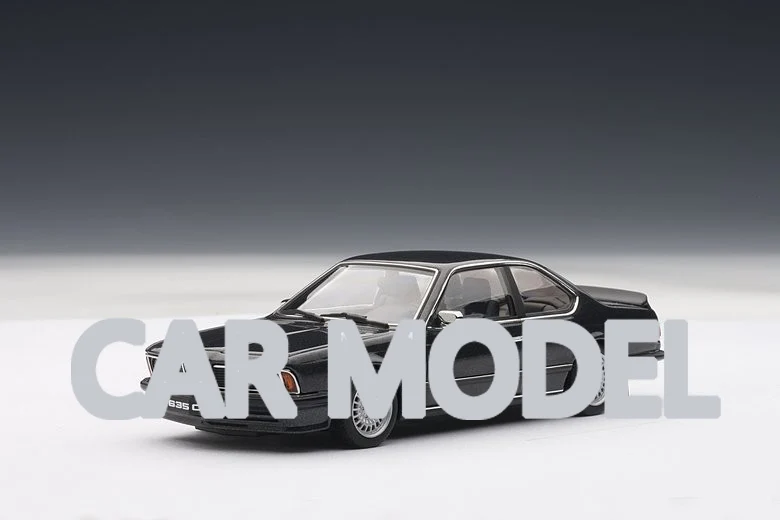1:43 Масштаб сплава игрушечные транспортные средства AUTOART 635 CSi модель автомобиля Детские игрушечные машинки оригинальные авторизованные детские игрушки - Цвет: Черный