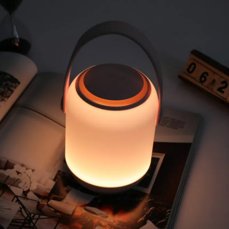 

Portable Night Light LED Touch Lamp Three Mode Dimming Children's Bedside Lamp Hanging Nightlight Decoration USB Charging