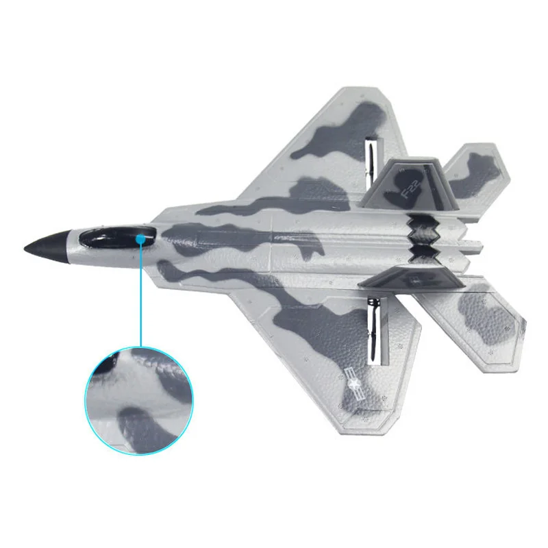 FX-822 F22 2,4 ГГц 290 мм размах крыльев EPP RC Fighter Done Battleplane RTF пульт дистанционного управления Радиоуправляемый квадрокоптер модель летательного аппарата