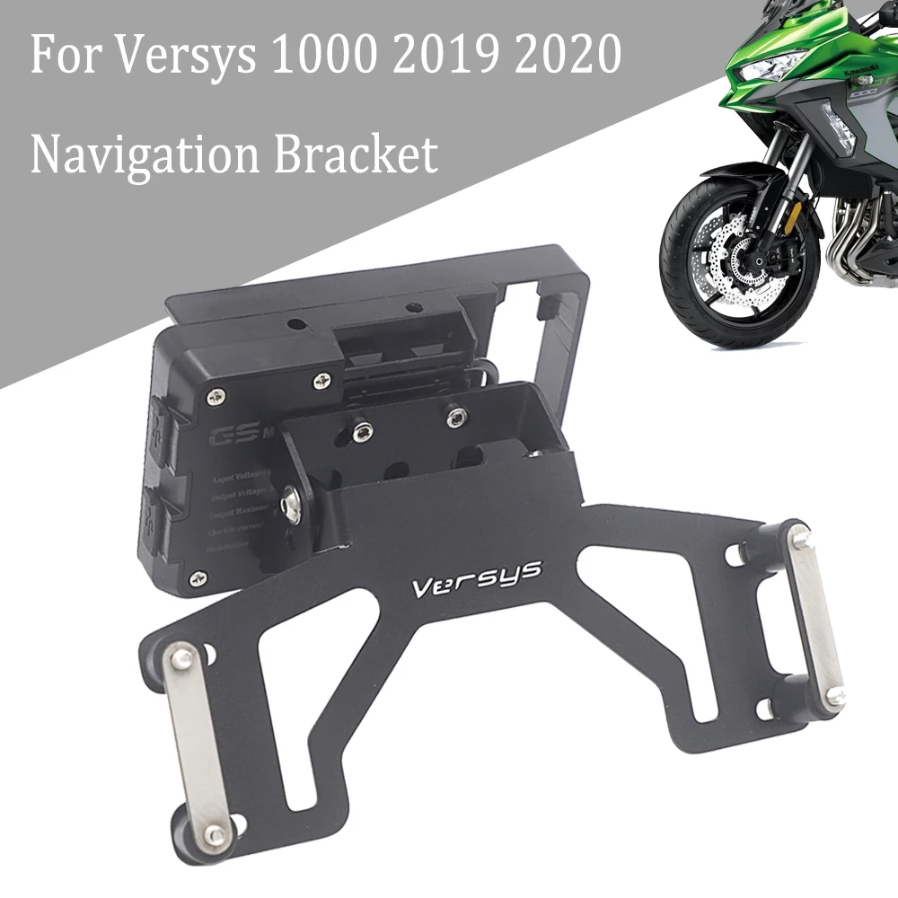 

Motorcycle Accessories phone GPS USB and wireless charging navigation bracket For Kawasaki Versys 1000 Versys1000 2019 2020