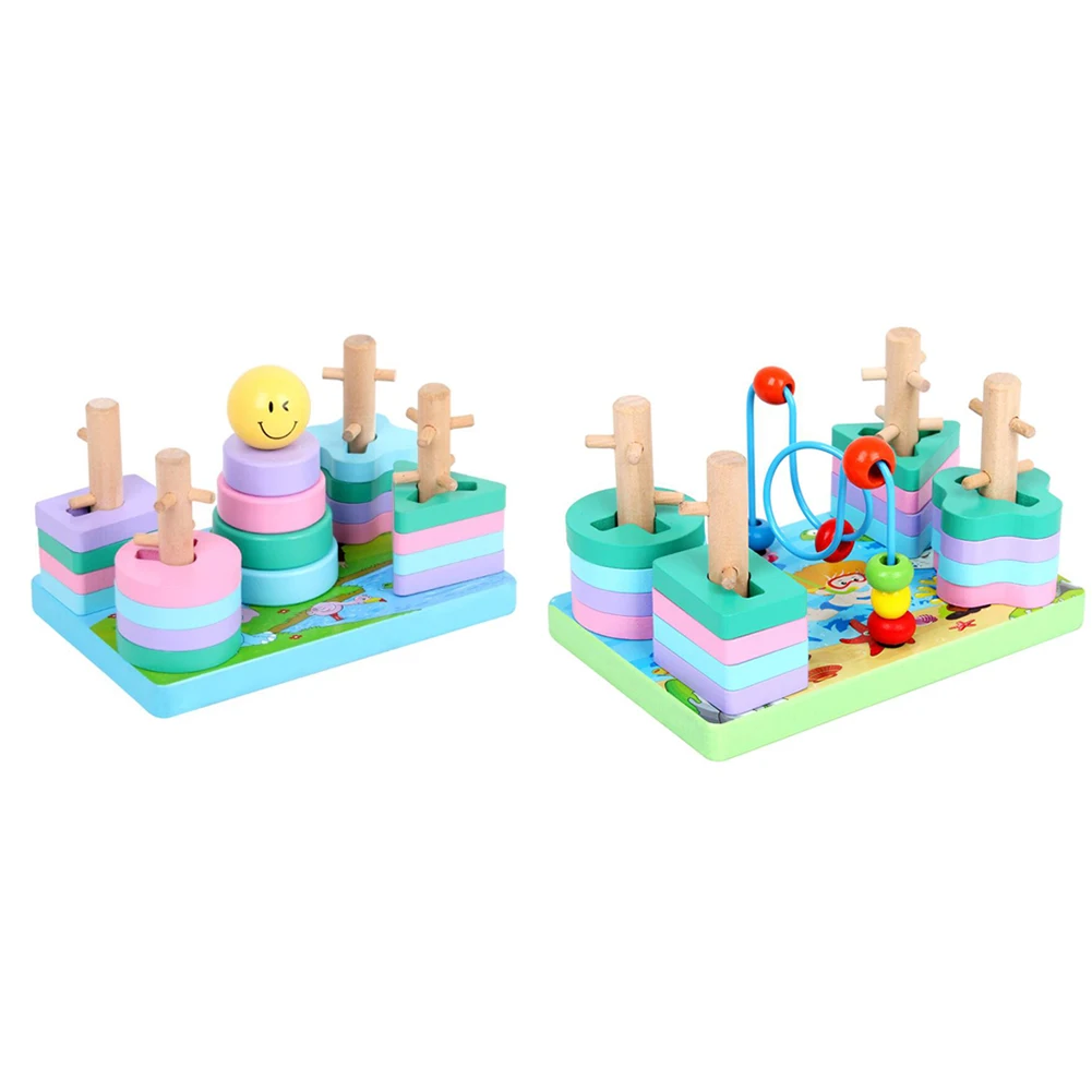 Игрушка montessori Детские деревянные развивающие игрушки для детей младшего возраста практиковать способность в виде геометрических фигур, подходящая для игры