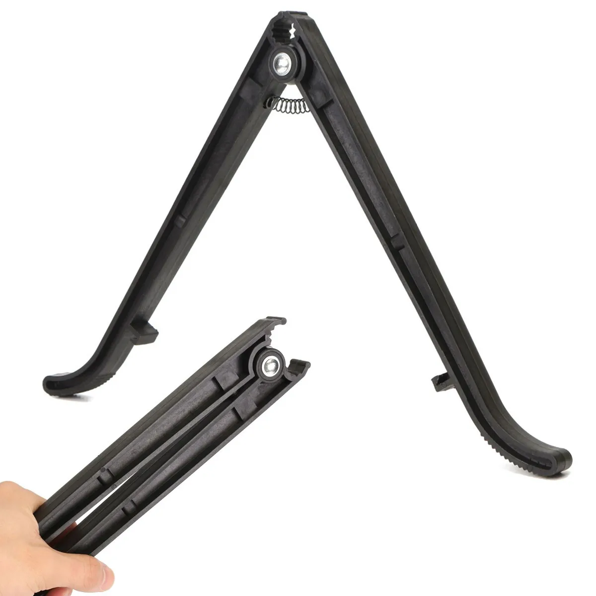 

9'' Black ABS Plastic Bipod Bi-pod Rest Stand Holder Base For Shooting