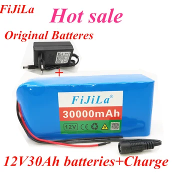

100% Original 18650 12V Battery Pack Large Capacity 12V30ah 18650 Lithium Battery Protection Board 12V 30000mah Capacity+Charger
