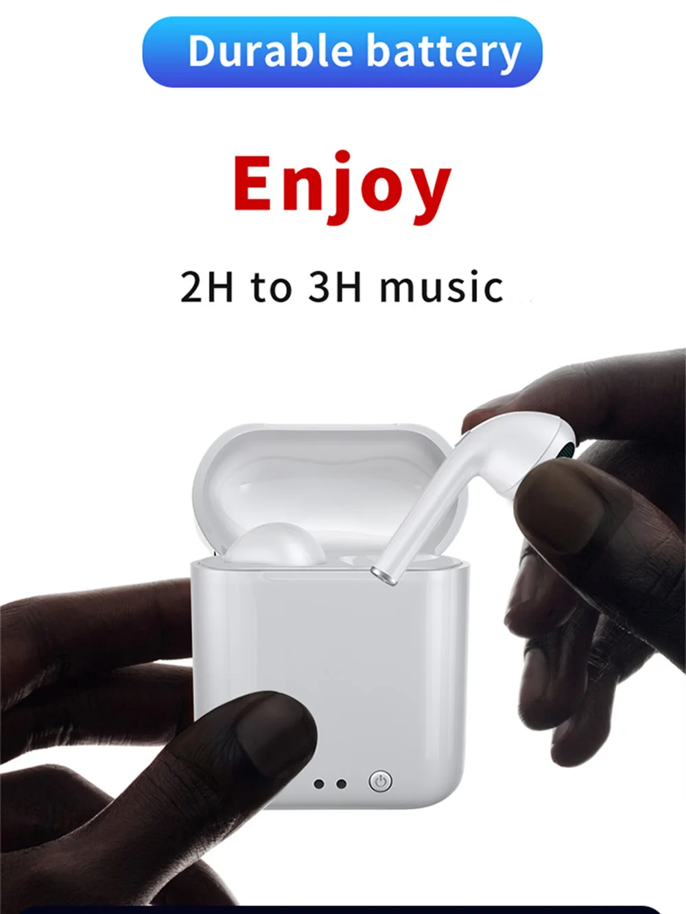 I7s Tws, черные Bluetooth наушники, беспроводные наушники, спортивные наушники с громкой связью, беспроводная гарнитура с розничной коробкой для Xiaomi iPhone
