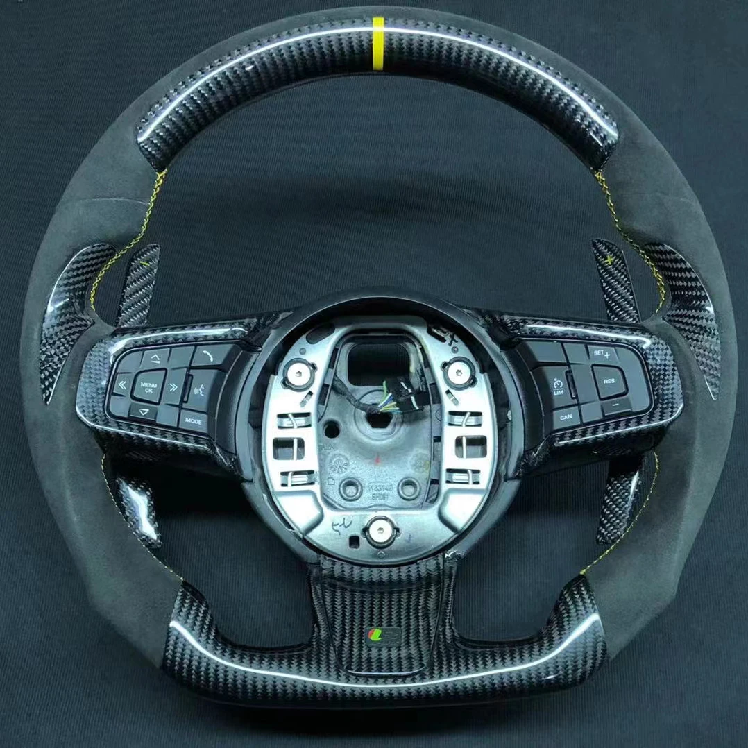 Carbon Fiber Alcantara Steering Wheel for Jaguar XFL P200 2012 2015Steering Wheels & Horns