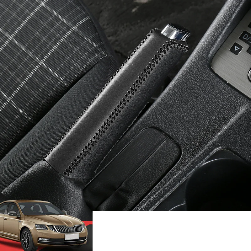 Lsrtw2017 автомобильный рычаг ручного тормоза для Skoda Octavia a7 аксессуары для салона