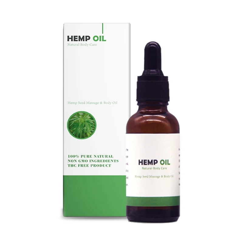 30ml Облегчение боли улучшение сна конопляное семя массажное эфирное масло уход за телом для питания кожи конопляное масло - Color: 30ml