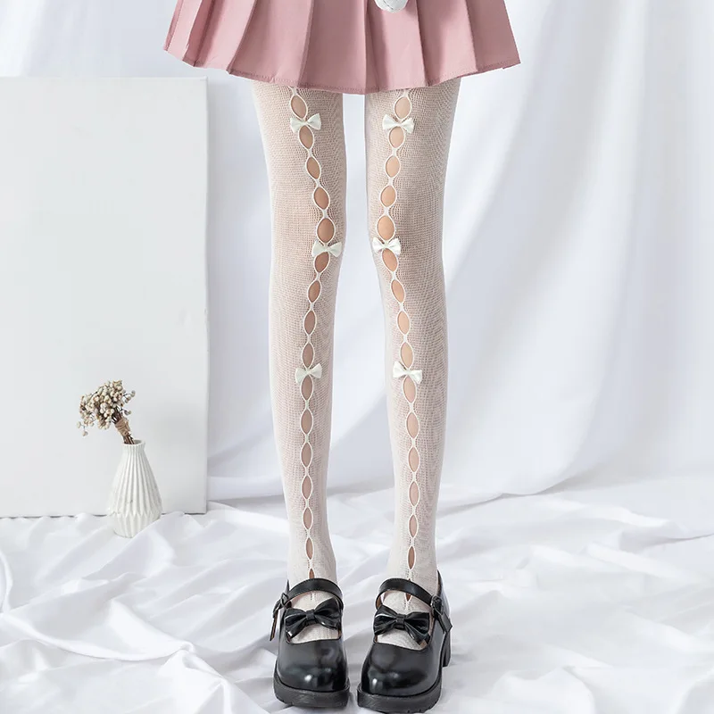 Cosplay&ware Stocking Lolita Cosplay Costumes Accessories Bowknot Mesh Stockings Soft Sister Lace Women Girl Tight -Zentai shop online He30fc8b887b14e01a2be68aa3ce9c99bm.jpg