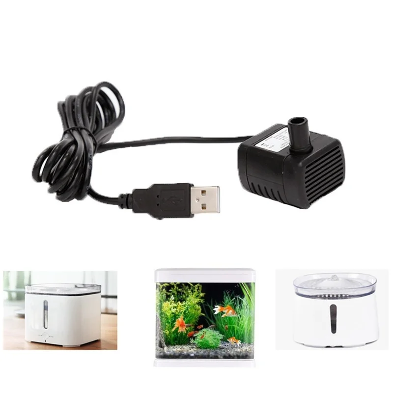 Погружной насос Micro ultra silent USB 0 4-1 5 м подходит для поднятого лифта фонтана бассейна