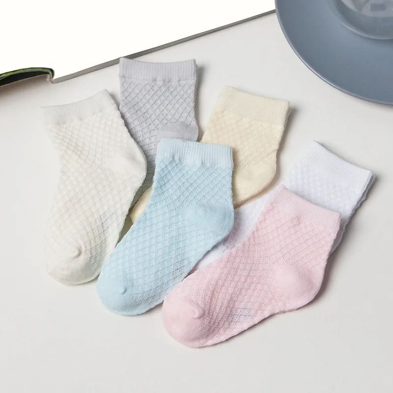 10Pair/lot 2020 summer children's baby socks thin casual baby children's socks