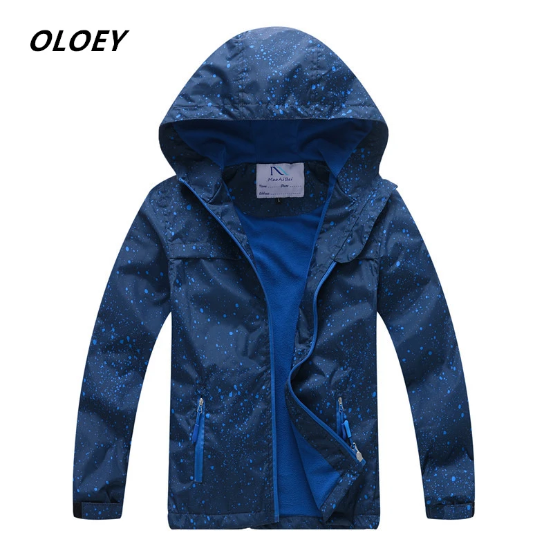 OLOEY/куртка для мальчиков; Новинка года; осенне-зимняя детская куртка с капюшоном; спортивная куртка; молодежные теплые водонепроницаемые куртки; одежда