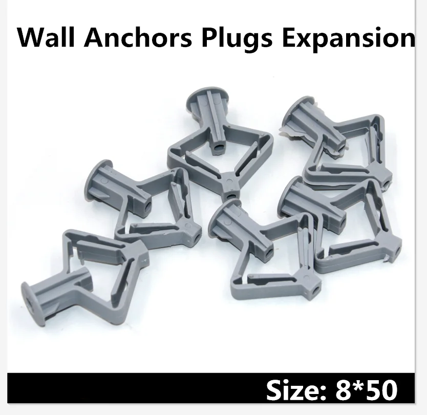 Plastic Expansion Anchor Bolt Pipe, Tube Nylon With Screws Plastic