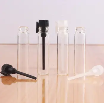 

10pcs 1ml/2ml/3ml Glass Perfume Bottle sample tester Vials Small Test tube Essential oil Aromatherapy Dripping stick Container