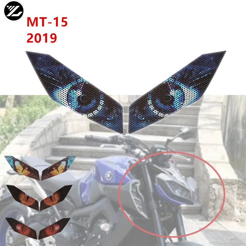 For YAMAHA MT15 MT-15 mt15 2019 2020 Motorcycle accessories headlight protection sticker headlights eye body sticker applicable to sany heavy truck headlight bracket adapted to js commercial vehicle tractor trailer accessories