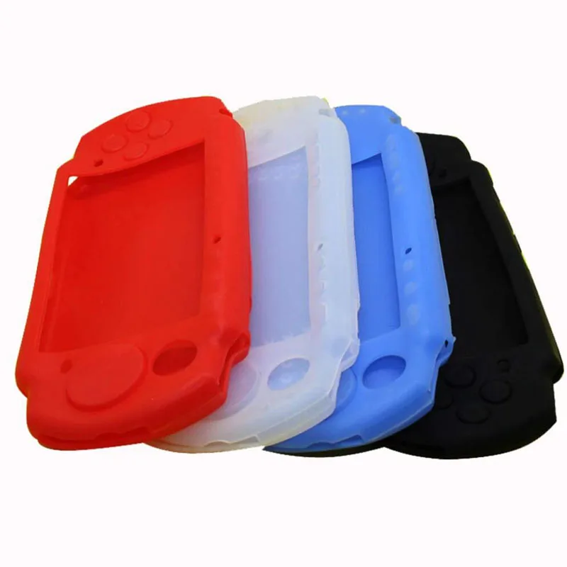 

Silicone Soft Protective Cover Shell for Sony PlayStation Portable PSP 1000 1004 1008 Console PSP1000 Body Protector Skin Case