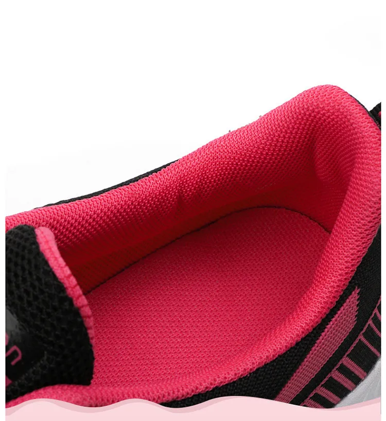 QJ 916-2019 Autumn Mesh Women Sneakers Woman Sport Running Flat Shoes-7
