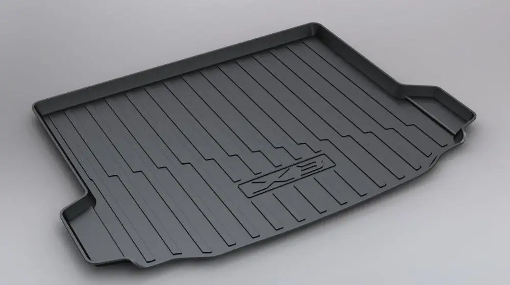 

SJ ALL Weather TPO Car Trunk Mats Tail Boot Cargo Liner Cover Rear Cargo Tray Luggage Carpet Pad For BMW X3 2018 2019