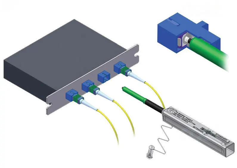 Оптоволоконный очиститель Komshine KOC 250 2 5 мм Универсальная волоконно оптическая