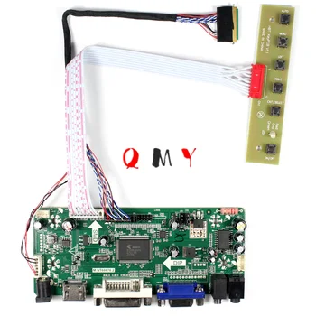 

Controller Board LCD HDMI DVI VGA Audio PC Module Driver DIY Kit 15.6" Display B156XW02 1366X768 1ch 6/8-bit 40 Pin Panel