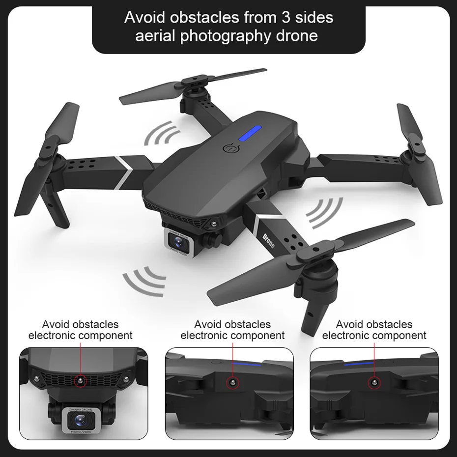Мини Дрон KEELEAD E525 PRO 4K HD двойная камера Wi Fi Fpv|Дроны с камерой| |