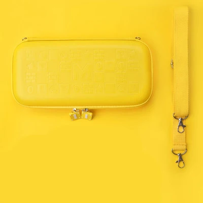 Аксессуары для nintendo Switch, сумка для хранения, чехол-крышка, чехол для пульта переключения, сумка для переноски, NS Switch, Защитная пленка для экрана HD - Цвет: Yellow Bag