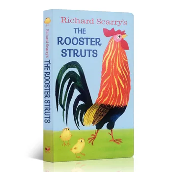 

0-3 Years Old Early Education Books Richard Scarry's The Rooster Struts English Books for Children Montessori I Am A Bunny