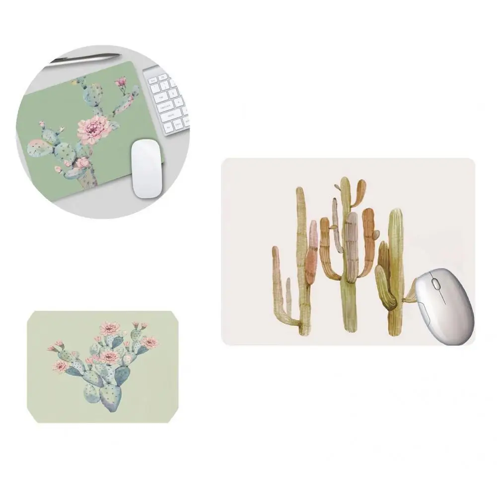 

Premium Lightweight Skins-friendly Plant Cactus Desk Keyboard Mouse Mat Wrist Rest for Company Mouse Cushion Mouse Mat