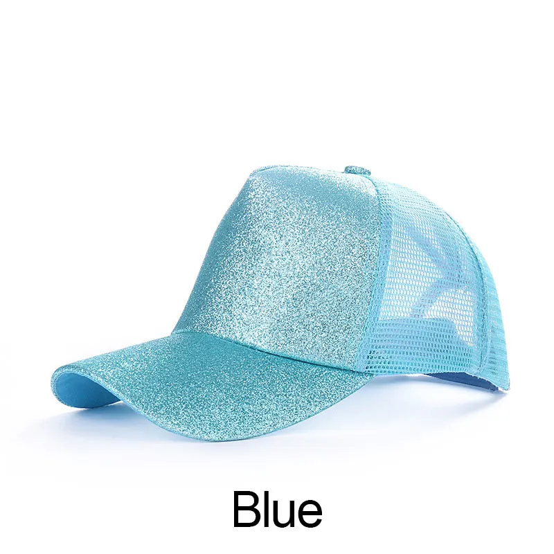 Новинка популярный женский хвостик Бейсболка Snapback хип-хоп Блестящий грязный булочка летняя шляпа для папы Солнцезащитная Женская регулируемая