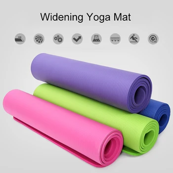 

Thicken Yoga Mat Anti-Slip Sport Pad for Fitness Pilates Exercise with Strap Mesh Bag Fitness Exercise Pad Women Sport Yoga Mat