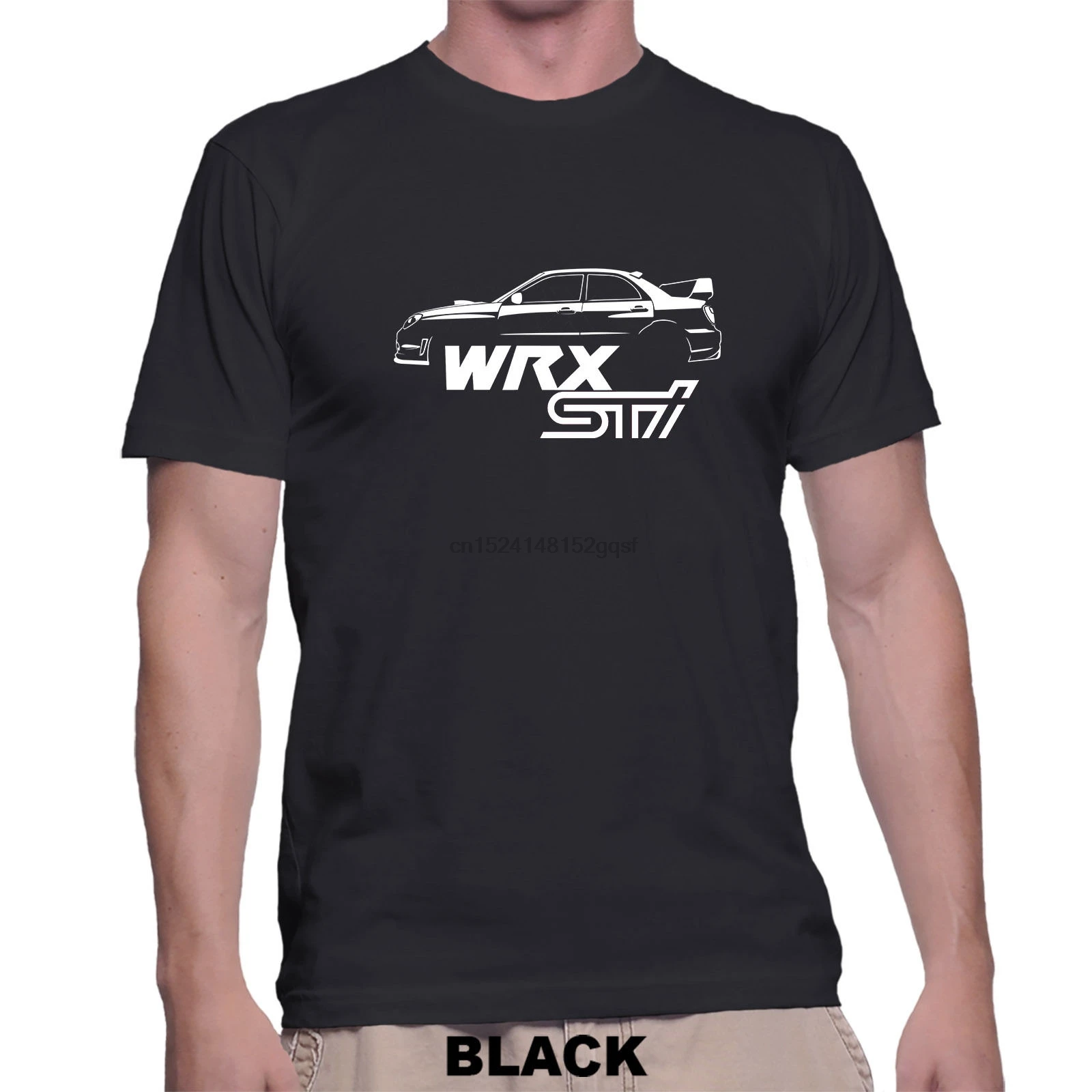 2018 короткий рукав хлопок человек Япония классический автомобиль Impreza WRX STI гонщик
