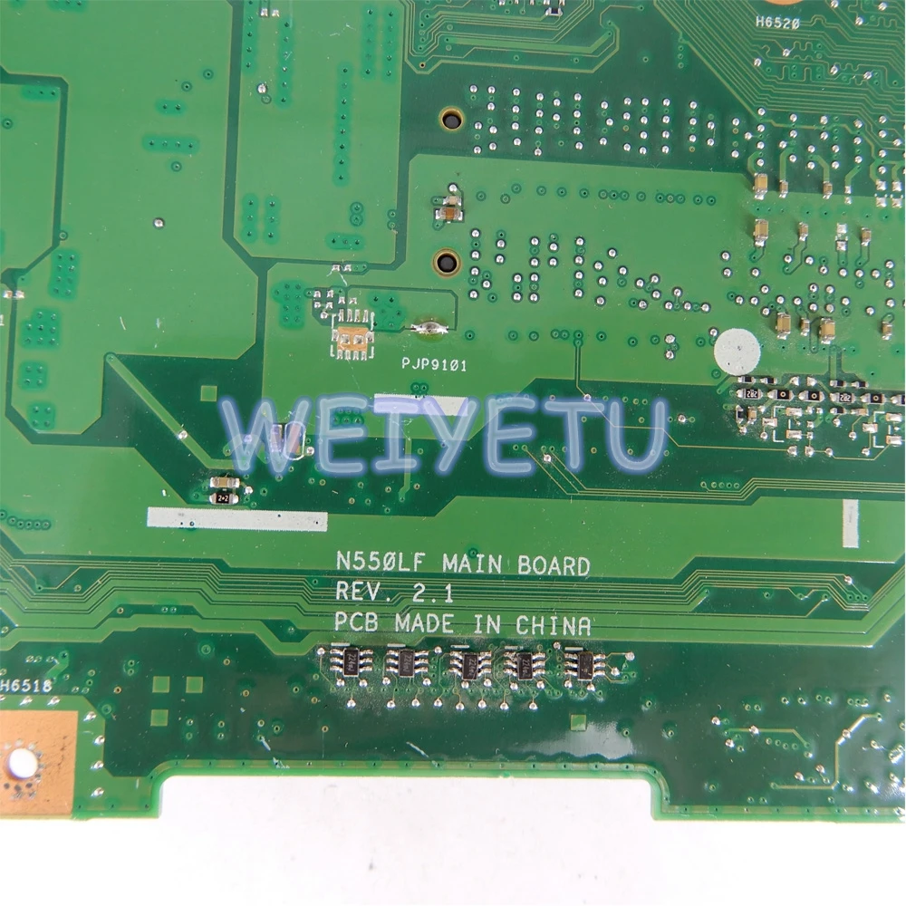 discount  N550LF Motherboard I7-4500CPU GT745M/2G For ASUS Q550L Q550LF Q550 N550L N550LF Laptop Motherboard 