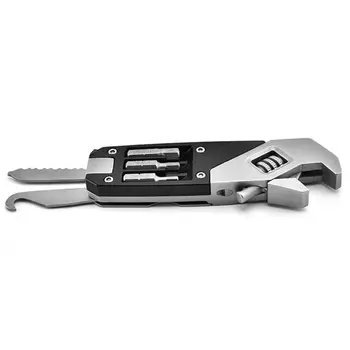 

17 in 1 Stainless Steel Adjustable Wrench Foldable EDC Spanner Multifunctional
